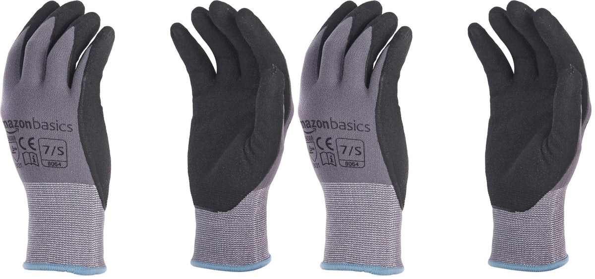 Micro-Foam Nitrile Coated Work Gloves with Touchscreen Support 12 Pairs