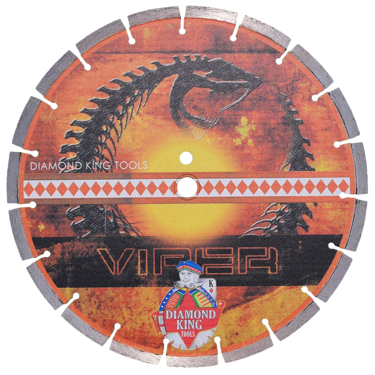 14" Diamond Concrete Cutting Blade for Concrete, Brick, Stone & Pavers