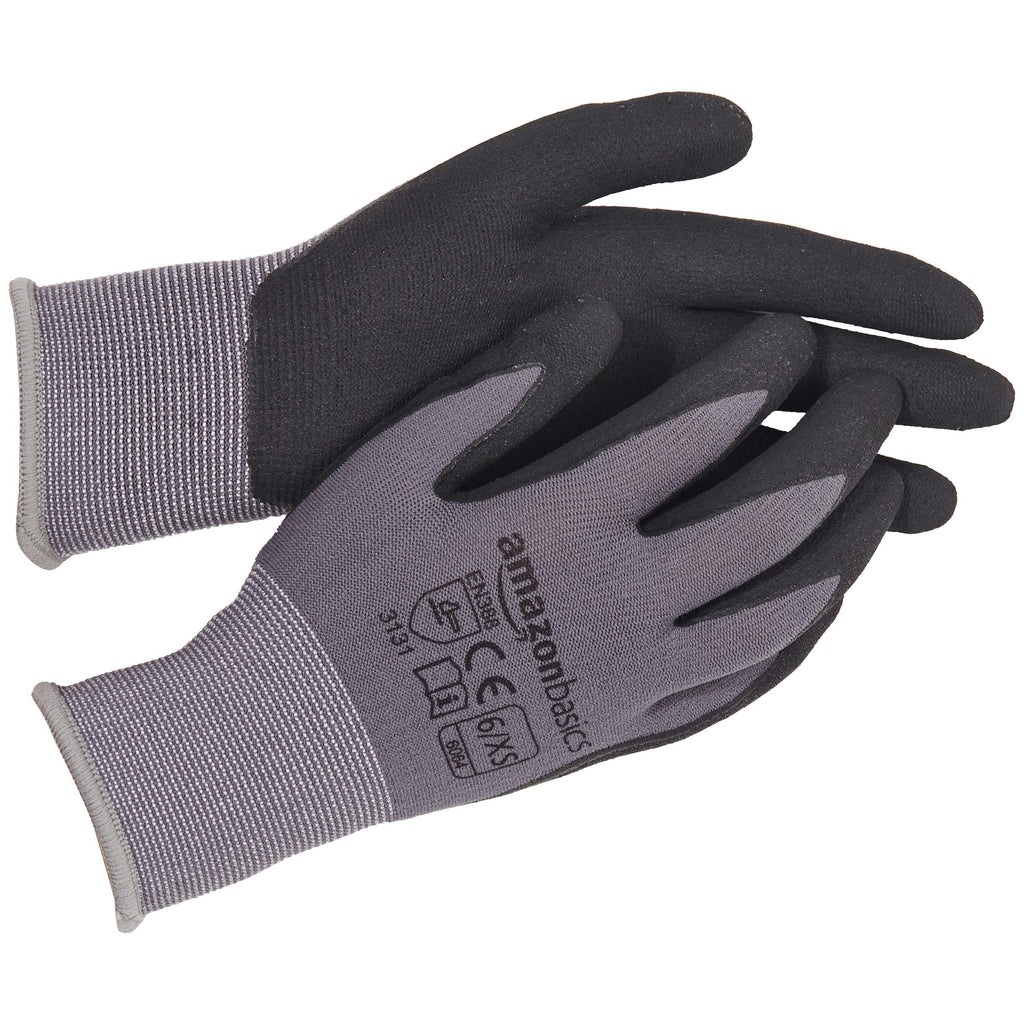 Micro-Foam Nitrile Coated Work Gloves with Touchscreen Support 12 Pairs