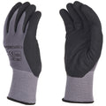 Micro-Foam Nitrile Coated Work Gloves with Touchscreen Support 12 Pairs